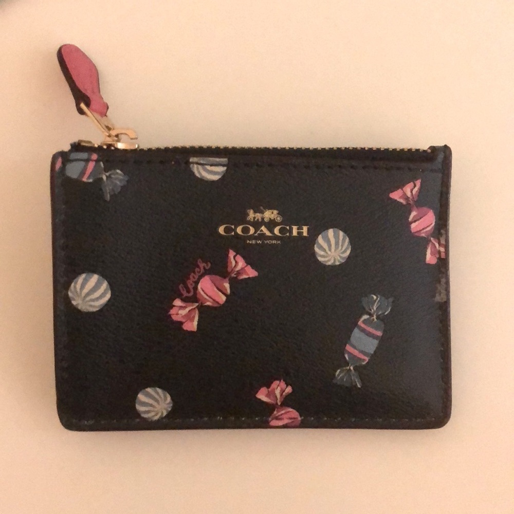 Coach ID Coin Purse with Candy Print